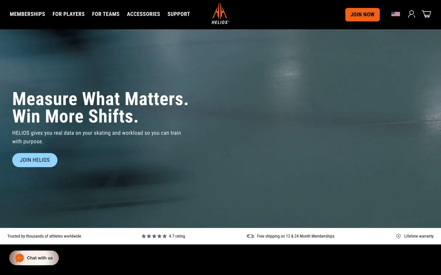 Helios Hockey: original website, screen recording
