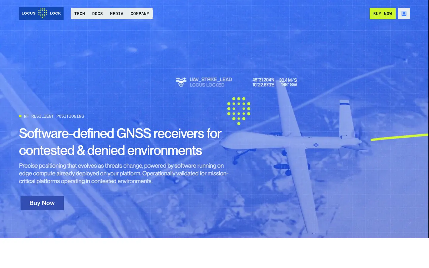 Locus Lock: original website, screen recording