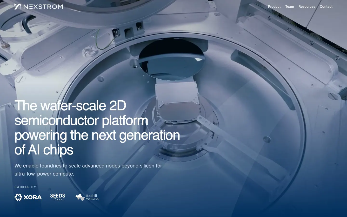 Nexstrom: original website, screen recording