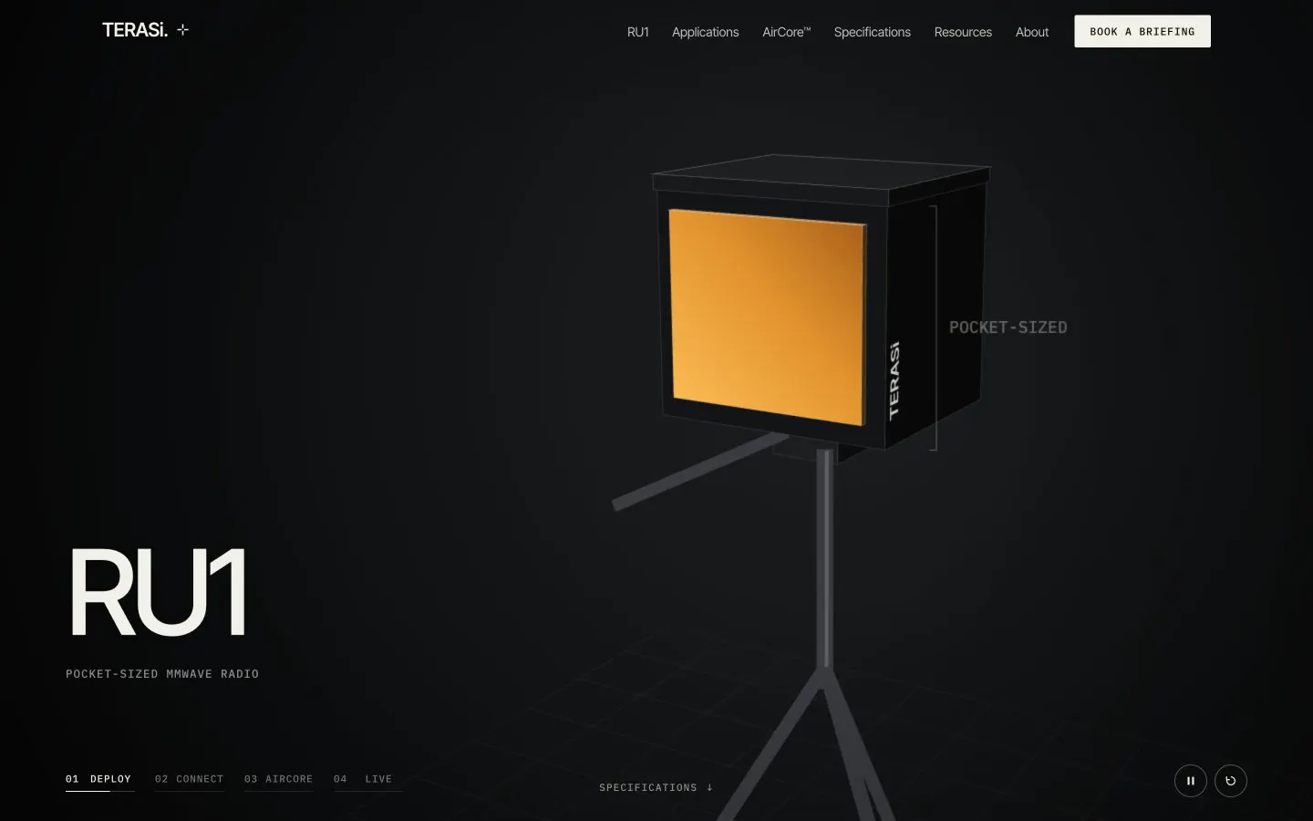TERASi: my redesign website, screen recording